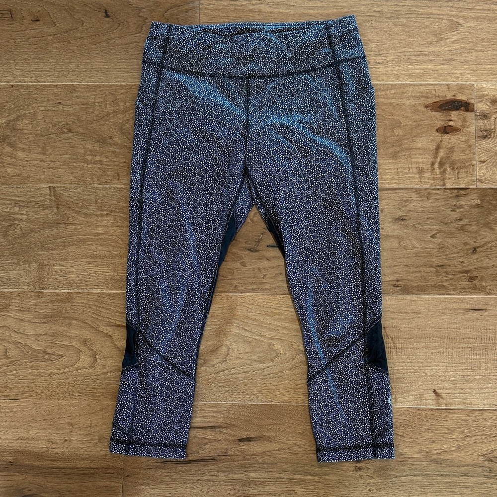 lululemon athletica Black and White Patterned Leggings